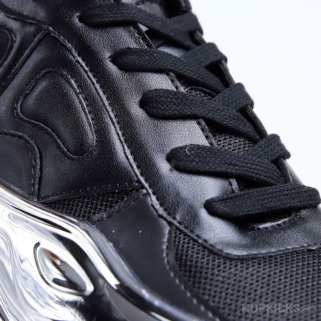 raf simons ozweego black silver